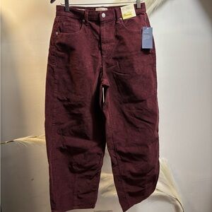 (#75) Universal Thread Maroon Corduroy Pants